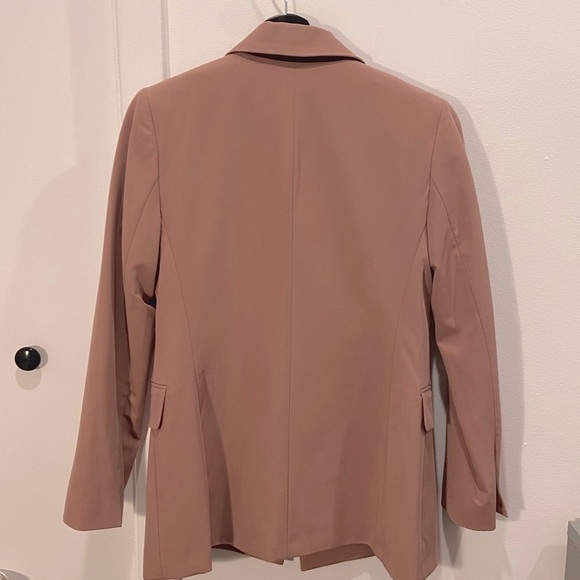 NWT Topshop Suiting Blazer in Mauve - Picture 6 of 10
